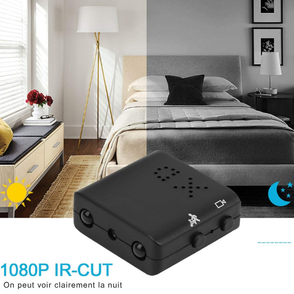 SecureCam – Mini Caméra de Surveillance Full HD Discrète et Performante | Helvia