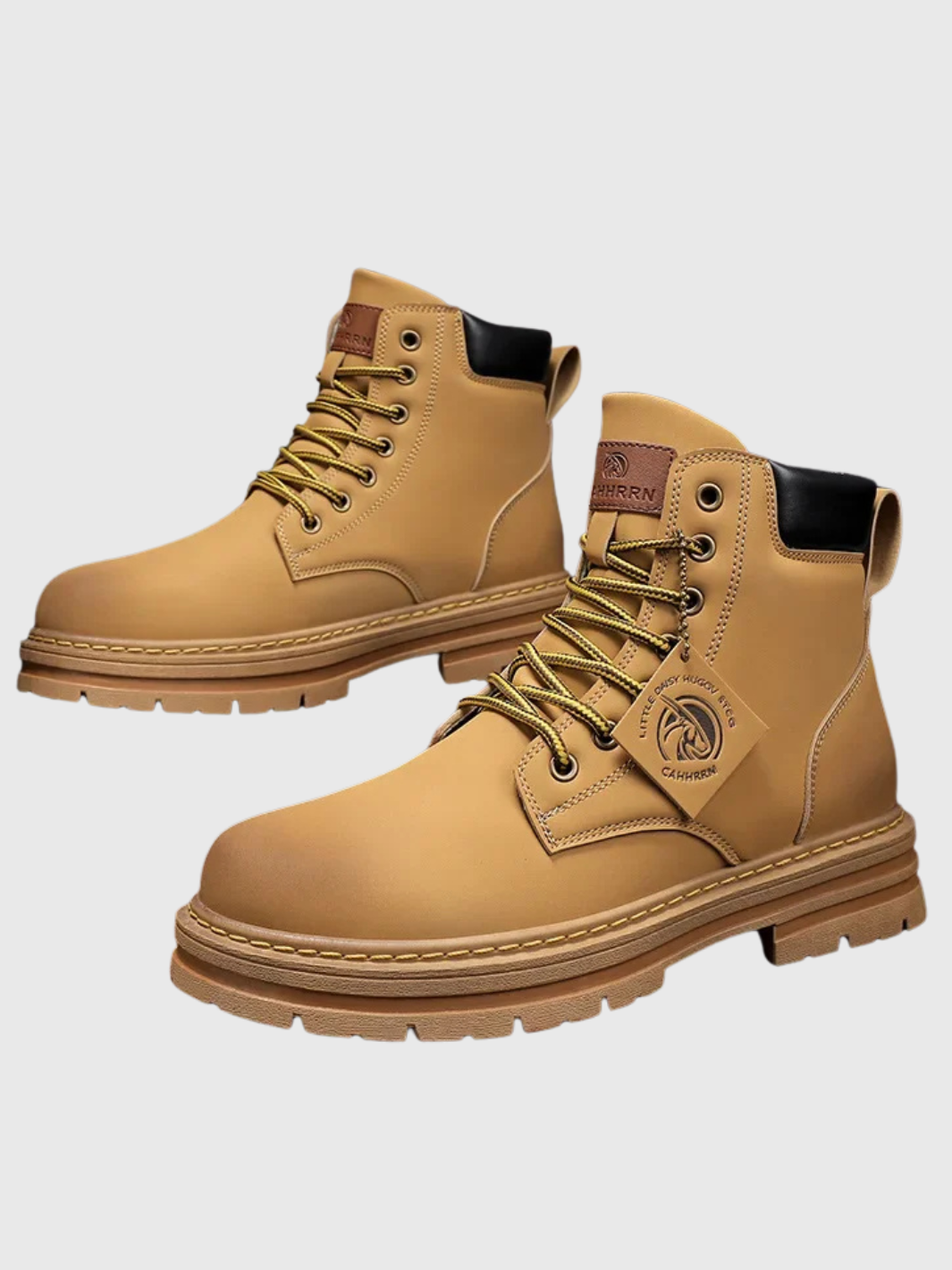 HELVIA - Bottines en cuir pour hommes - élégantes et résistantes