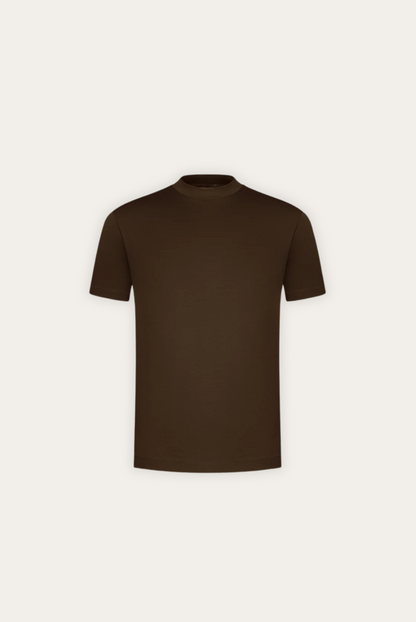 T-shirt Vert Armée Ajusté | Tissu Premium 240 GSM et Finition Brillante