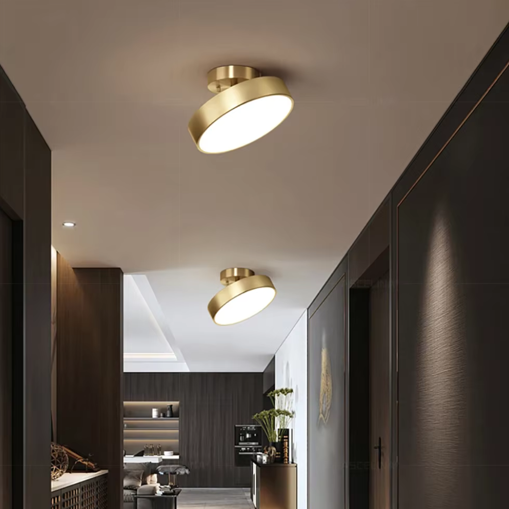 Suspension Industrielle Contemporaine | Lumière Chaleureuse et Accueillante