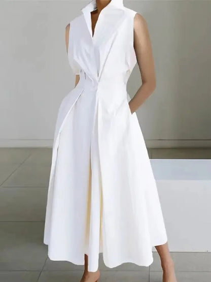 Robe Midi Chic pour Femme | Design A-Line et Confort Optimal