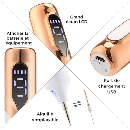 Stylo plasma rechargeable USB - 9 niveaux pour un usage précis