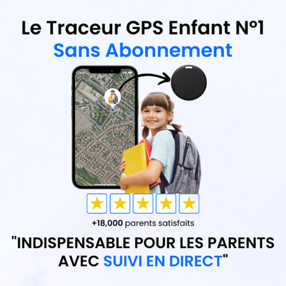 Helvia – Traceur GPS Enfant Sans Abonnement, Compatible Android & iOS