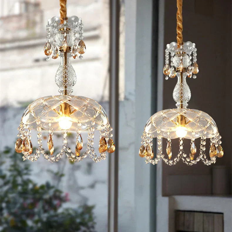 Lustre en Cristal de Luxe | Artisanat Unique et Design Élégant