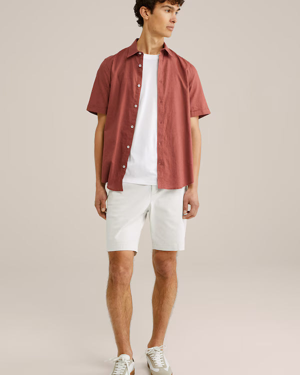 Chemise rouge pour homme