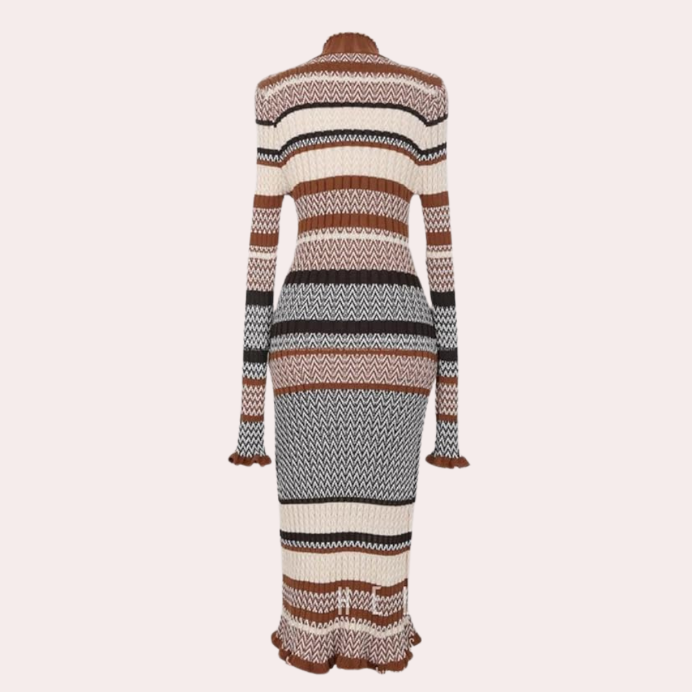 Robe Tricotée Femme | Confort et Style avec Coupe Flatteuse
