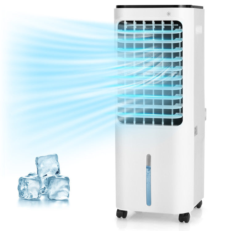 Refroidisseur d'air 4-en-1 Écologique | Confort Personnalisé avec Réservoir de 12L