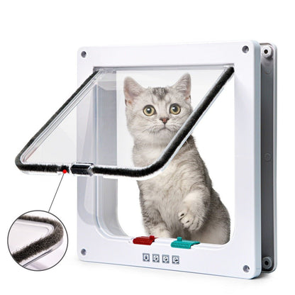 Porte Pliante Sécurisée pour Animaux | Trappe à 4 Voies et Design Polyvalent