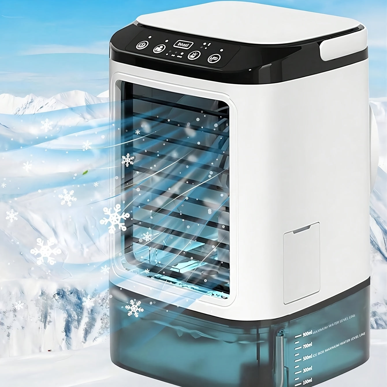 Climatiseur Mini Portable Refroidi par Eau – Alimentation USB avec Grand Réservoir