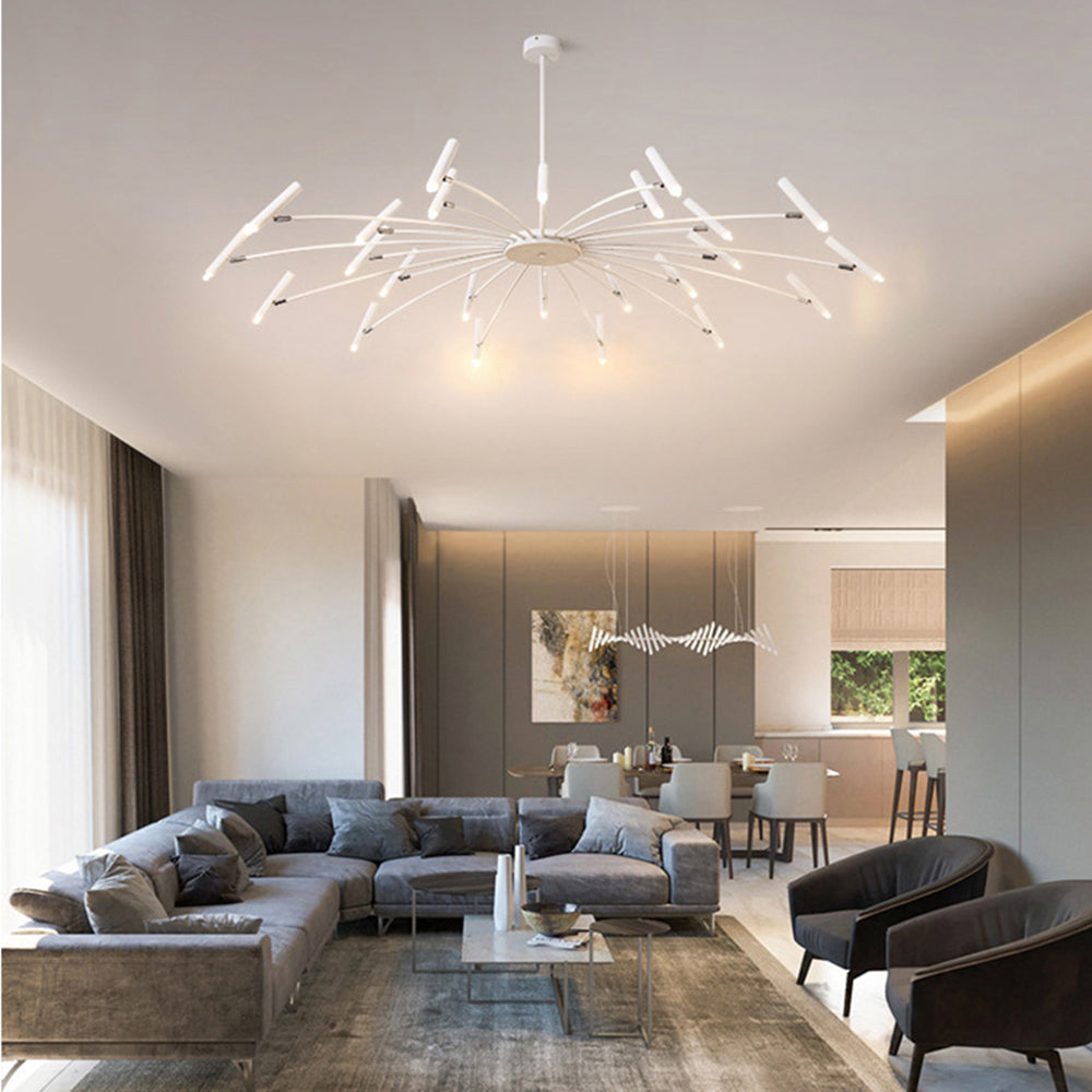 Lustre LED Moderne avec Têtes Réglables | Élégance et Efficacité Énergétique