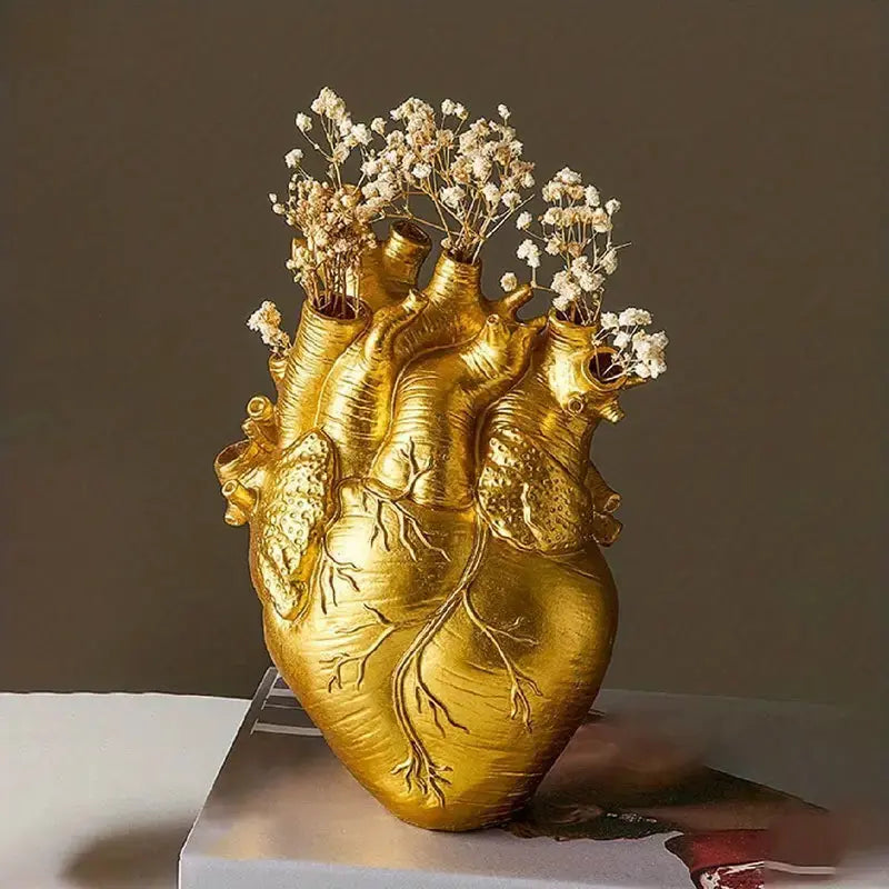 Vase en Céramique en Forme de Cœur | Décoration Romantique et Élégante