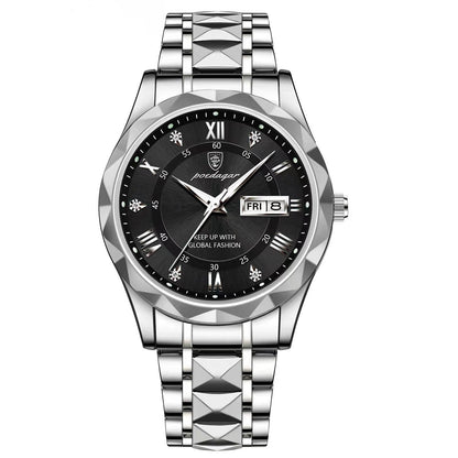 Montre Étanche pour Homme | Élégante en Acier Inoxydable et Précise
