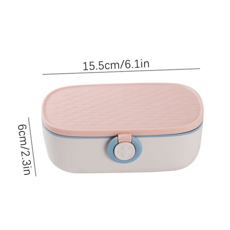 en-Un-Coffret de Couture avec Bouton et Dé à Coudre
