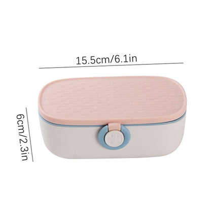 en-Un-Coffret de Couture avec Bouton et Dé à Coudre