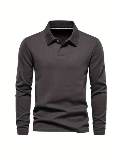 Polo à Manches Longues pour Homme | Élégance et Confort au Quotidien