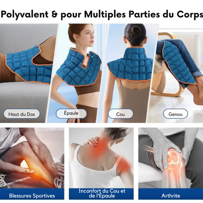 Compresse nuque chaude et froide 57 × 46 cm - confort au quotidien