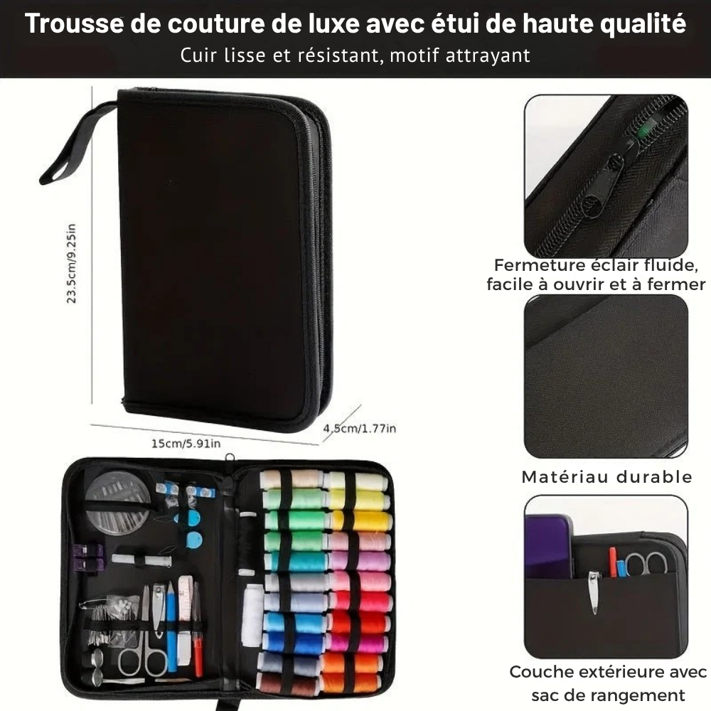 Kit de couture en toile et plastique - réparations toujours à portée