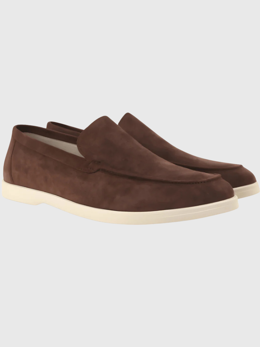 HELVIA - Mocassins homme en daim slip on style casual chic