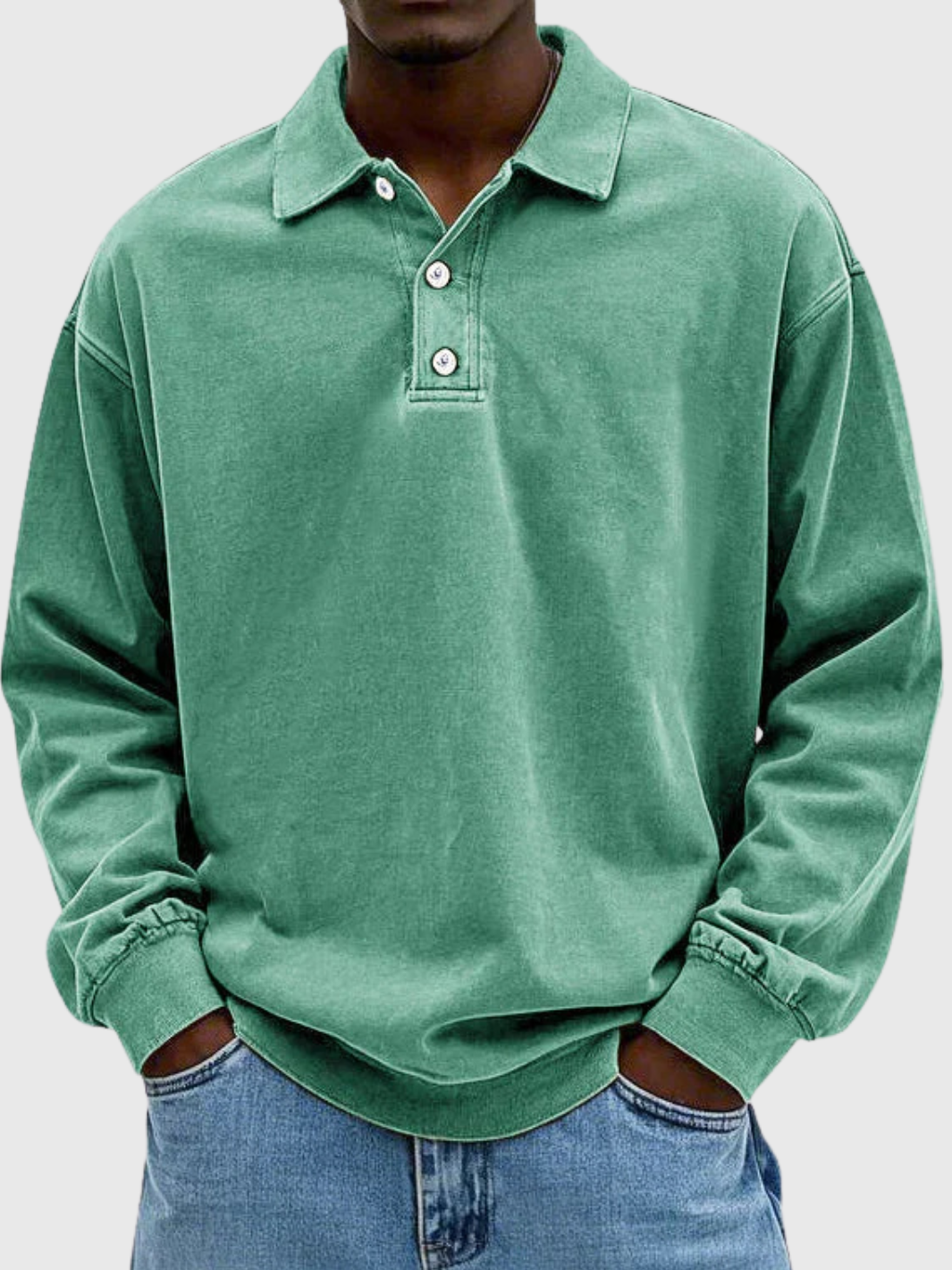 HELVIA - PULL-OVER POLO DÉCONTRACTÉ