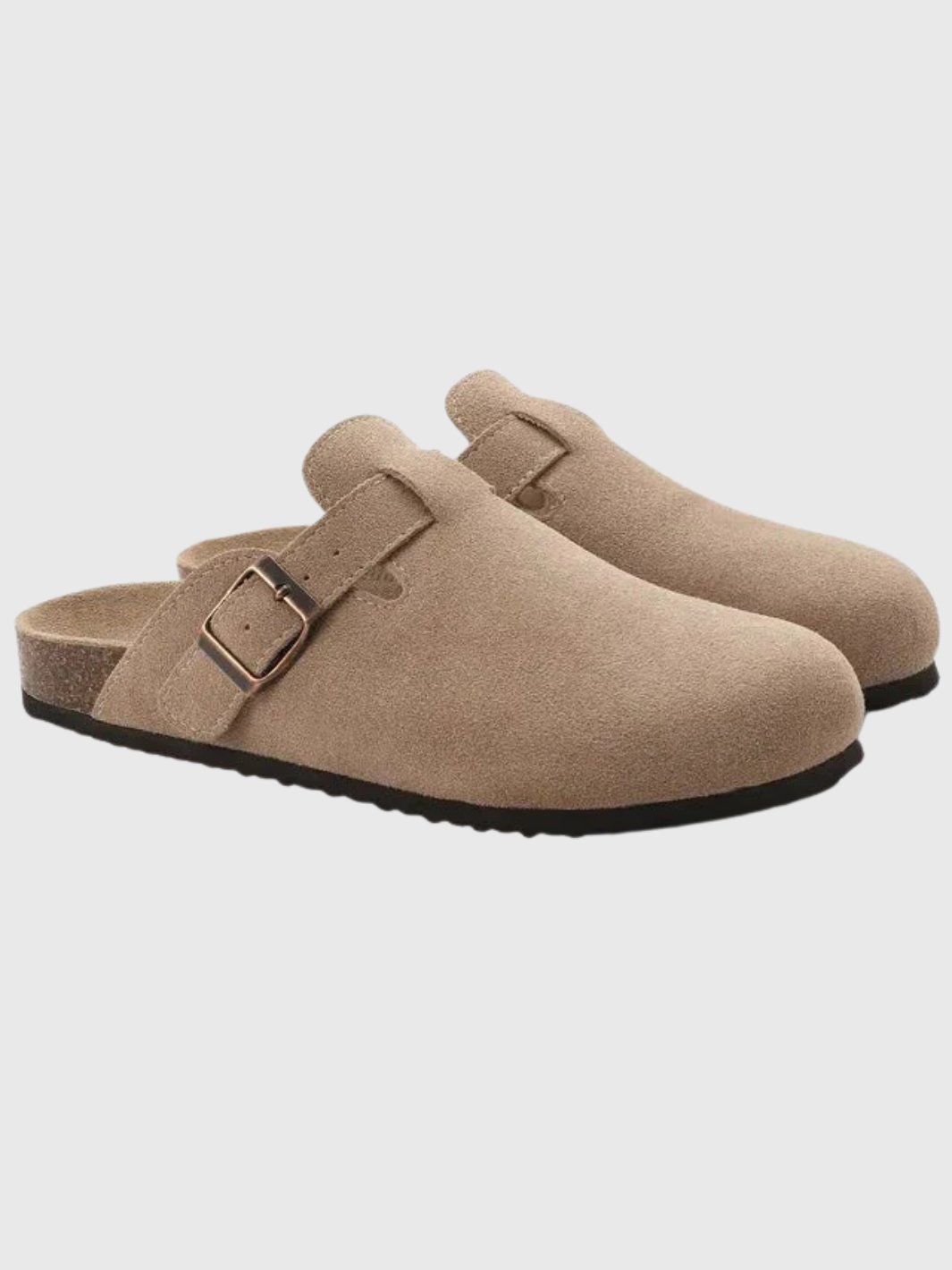 HELVIA - Sabots en daim Mauritz - Confort & Style Rustique