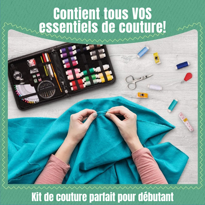 Kit de couture 226 pièces avec étui - vos retouches à portée de main