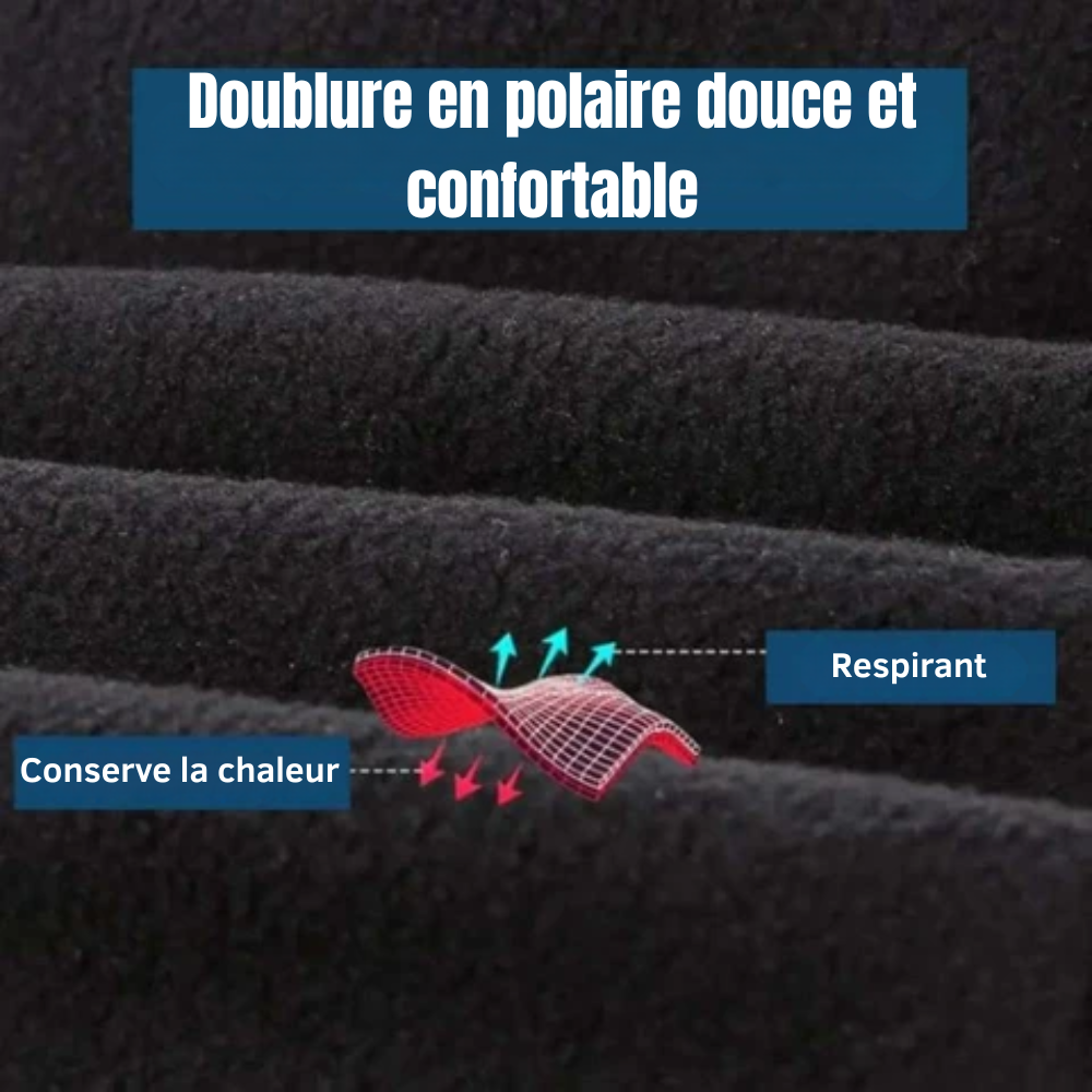 Cagoule en polaire coupe-vent - restez à l’aise dehors en hiver