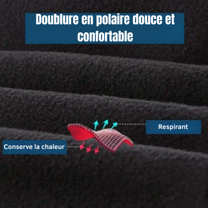 Cagoule en polaire coupe-vent - restez à l’aise dehors en hiver
