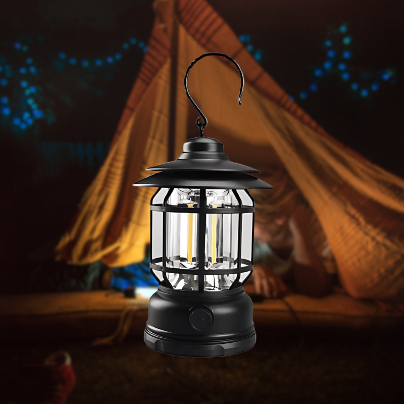Lampe LED Vintage Portable | Éclairage Intelligent et Économique