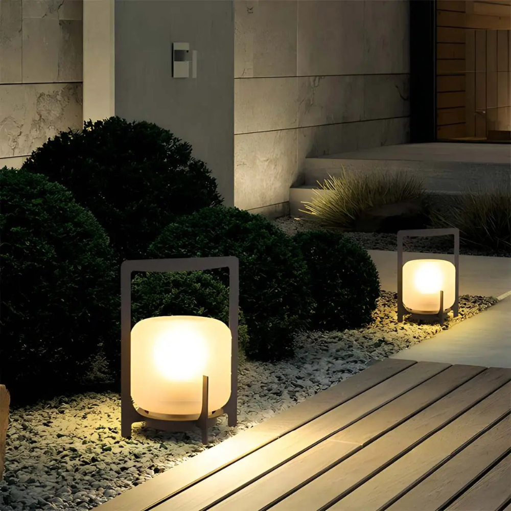 Lampe Solaire Écologique pour Extérieur | Éclairage Durable et Ambiant