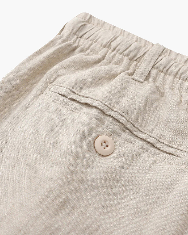 Shorts en Lin Respirant | Confort Léger pour Été Élégant