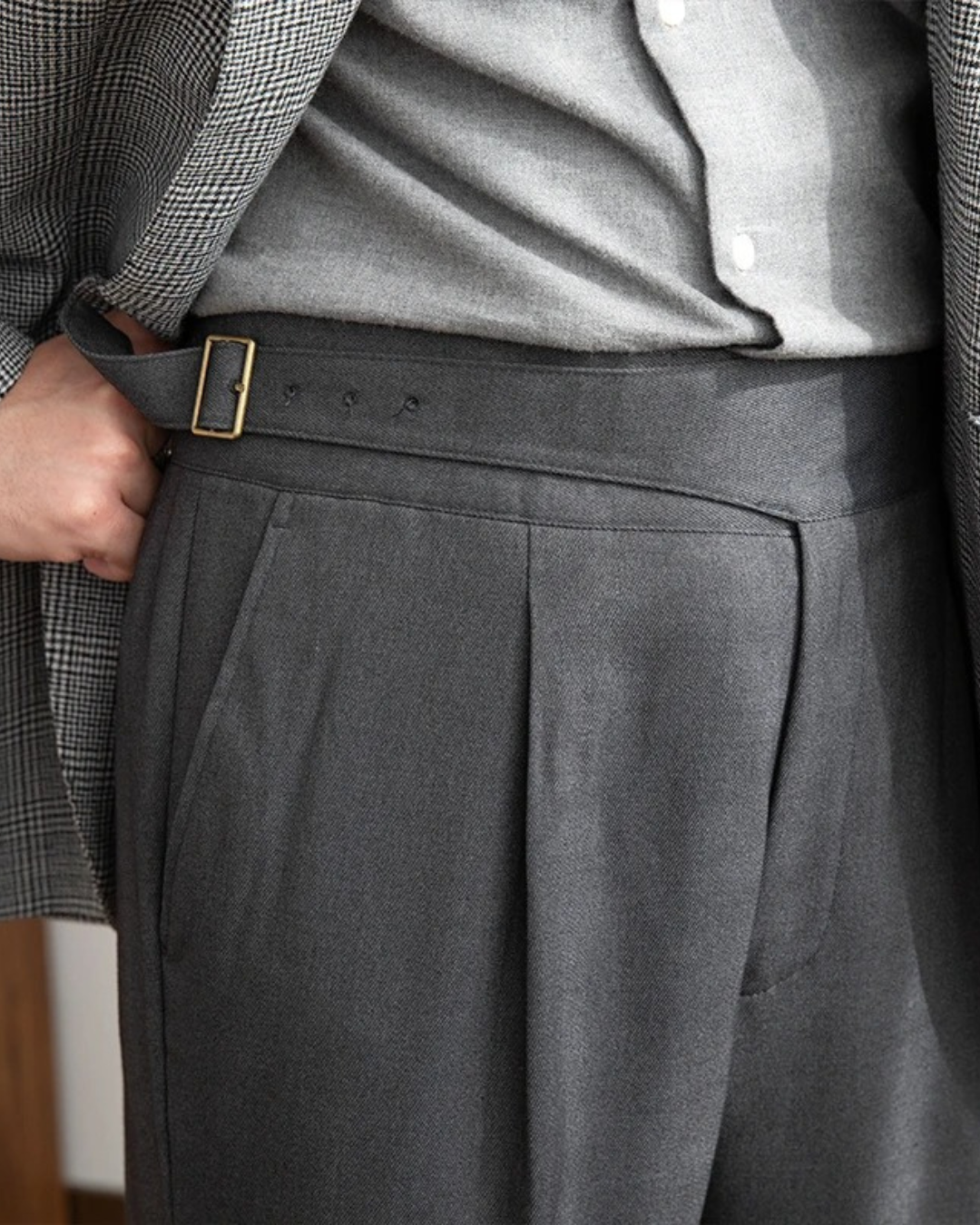 Pantalon Sur-Mesure Élégant pour Hommes | Polyvalent et Résistant aux Rides