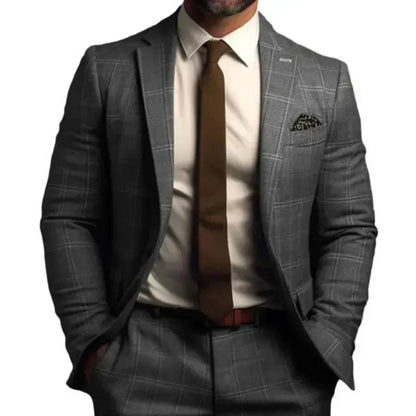 Veste Élégante pour Homme | Motif en Diamant et Confort Optimal