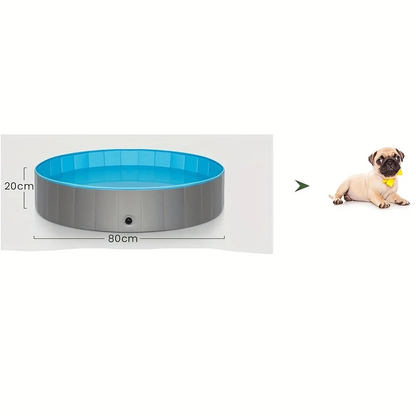 Faltbarer Hundepool 80 bis 160 cm – Abkühlung und Spielspaß im Freien
