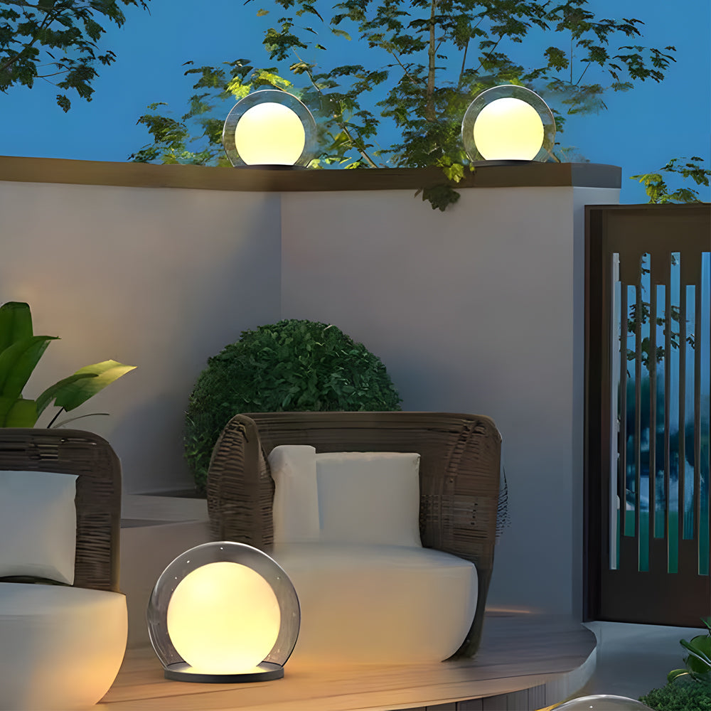 Lampe Solaire Moderne pour Extérieur | Design Résistant aux Intempéries et Élégant
