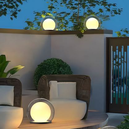 Lampe Solaire Moderne pour Extérieur | Design Résistant aux Intempéries et Élégant