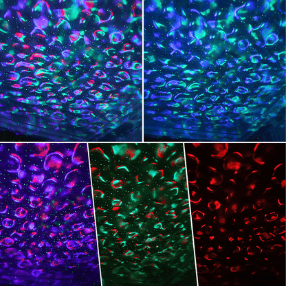 Projecteur d'Étoiles 5-en-1 | Atmosphère Magique avec Haut-Parleur Bluetooth
