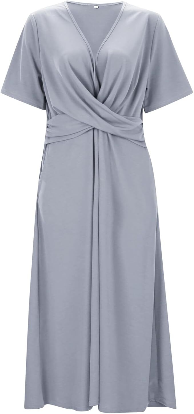 Robe Vintage Femme Décolleté en V | Élégance Intemporelle et Confort Moderne