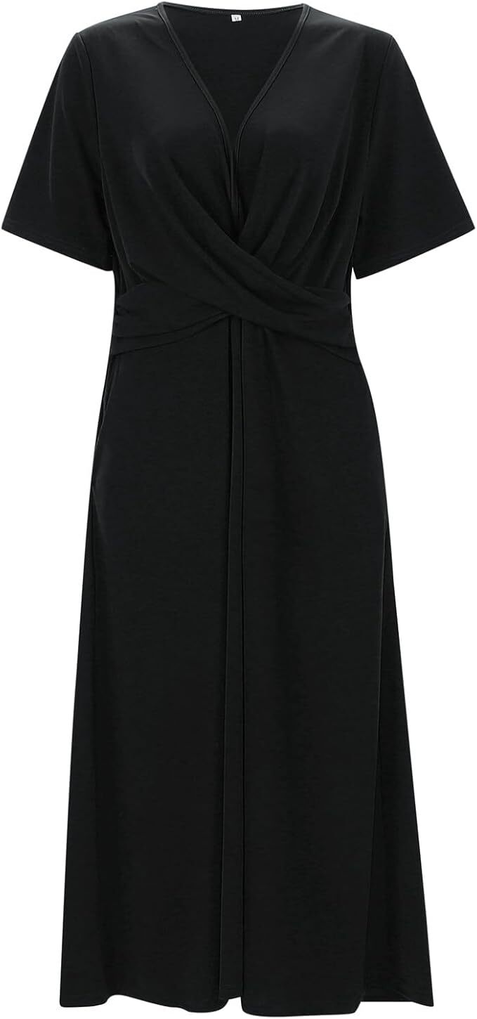 Robe Vintage Femme Décolleté en V | Élégance Intemporelle et Confort Moderne