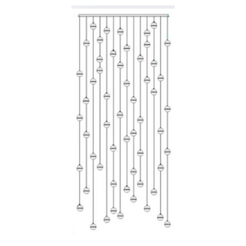 Luminaire Suspendu en Cristal | Éclairage Élégant et Réglable
