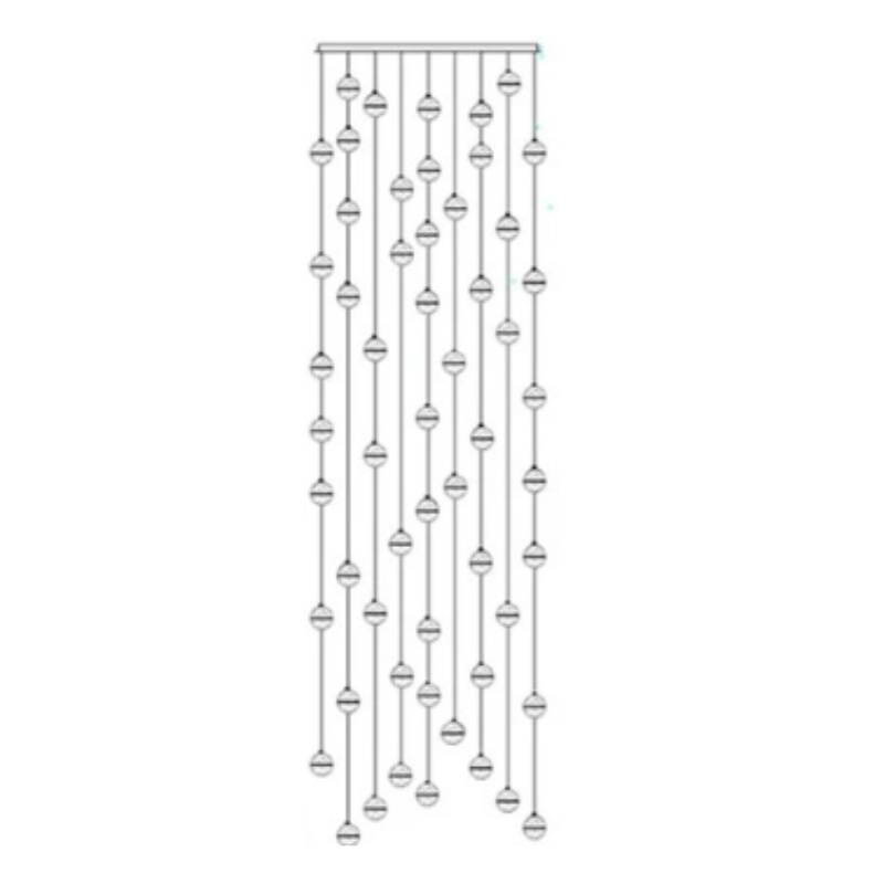Luminaire Suspendu en Cristal | Éclairage Élégant et Réglable