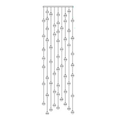 Luminaire Suspendu en Cristal | Éclairage Élégant et Réglable