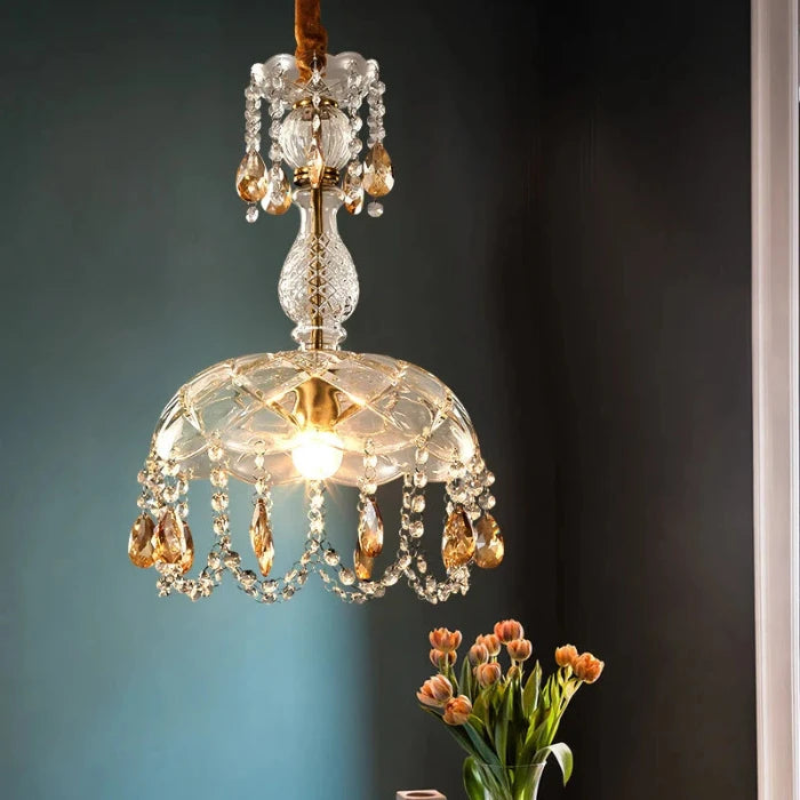 Lustre en Cristal de Luxe | Artisanat Unique et Design Élégant