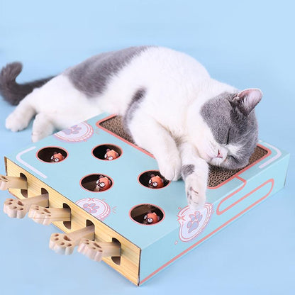 Parc à Chats Interactif 3-en-1 | Jouet Écologique et Gain de Place