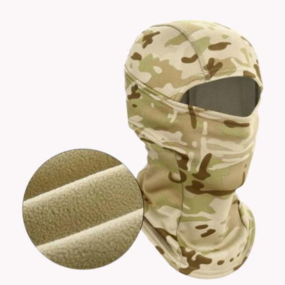 Cagoule en polaire coupe-vent - restez à l’aise dehors en hiver