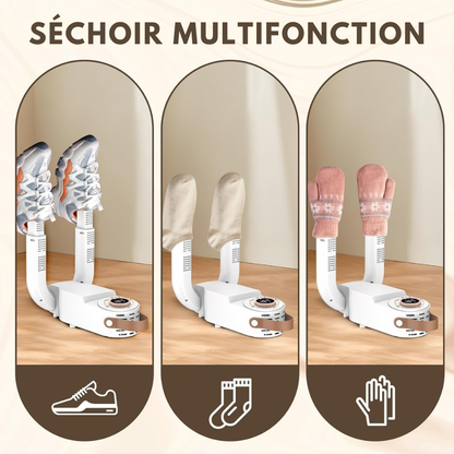 Sèche-chaussures électrique pliable 220 V - prêt après la pluie