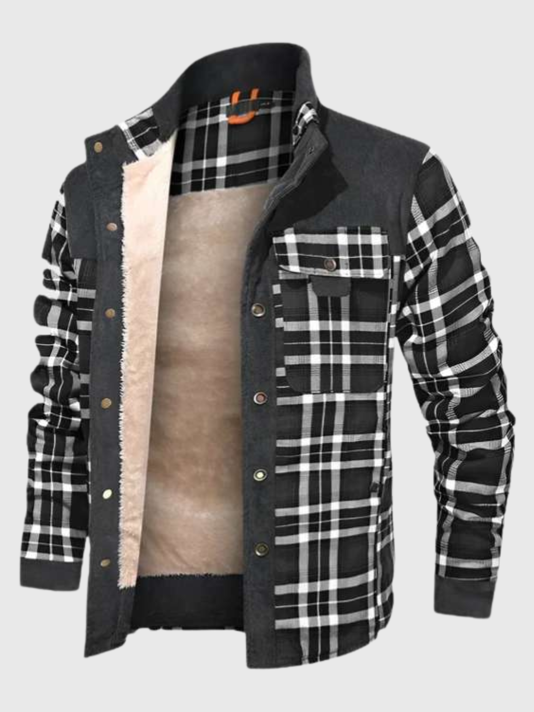 HELVIA - Veste Flanelle Douceur - Chaleur et Élégance Intemporelle