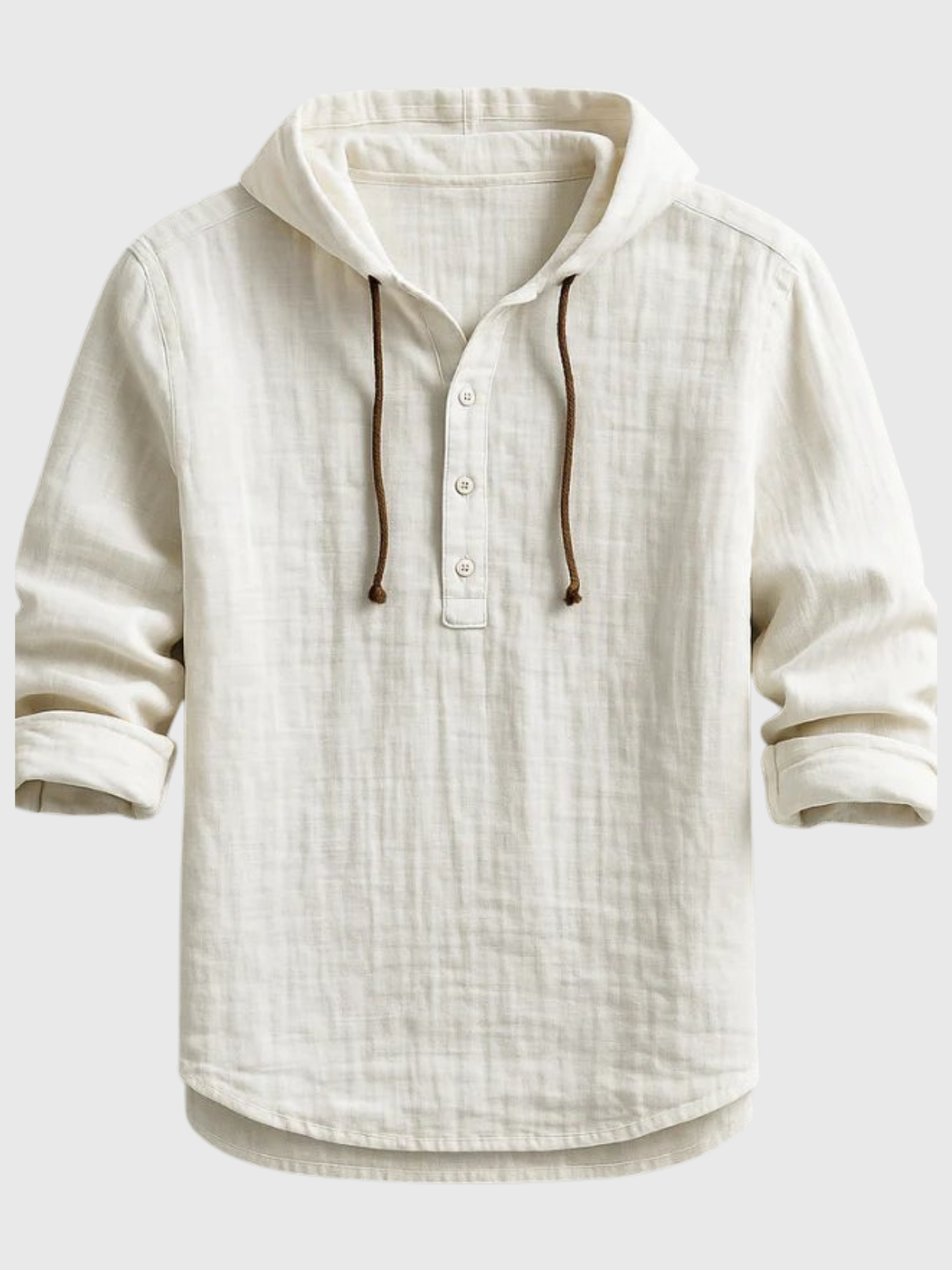 HELVIA | Chemise en Coton pour Homme avec Capuche Respirante Manches Longues