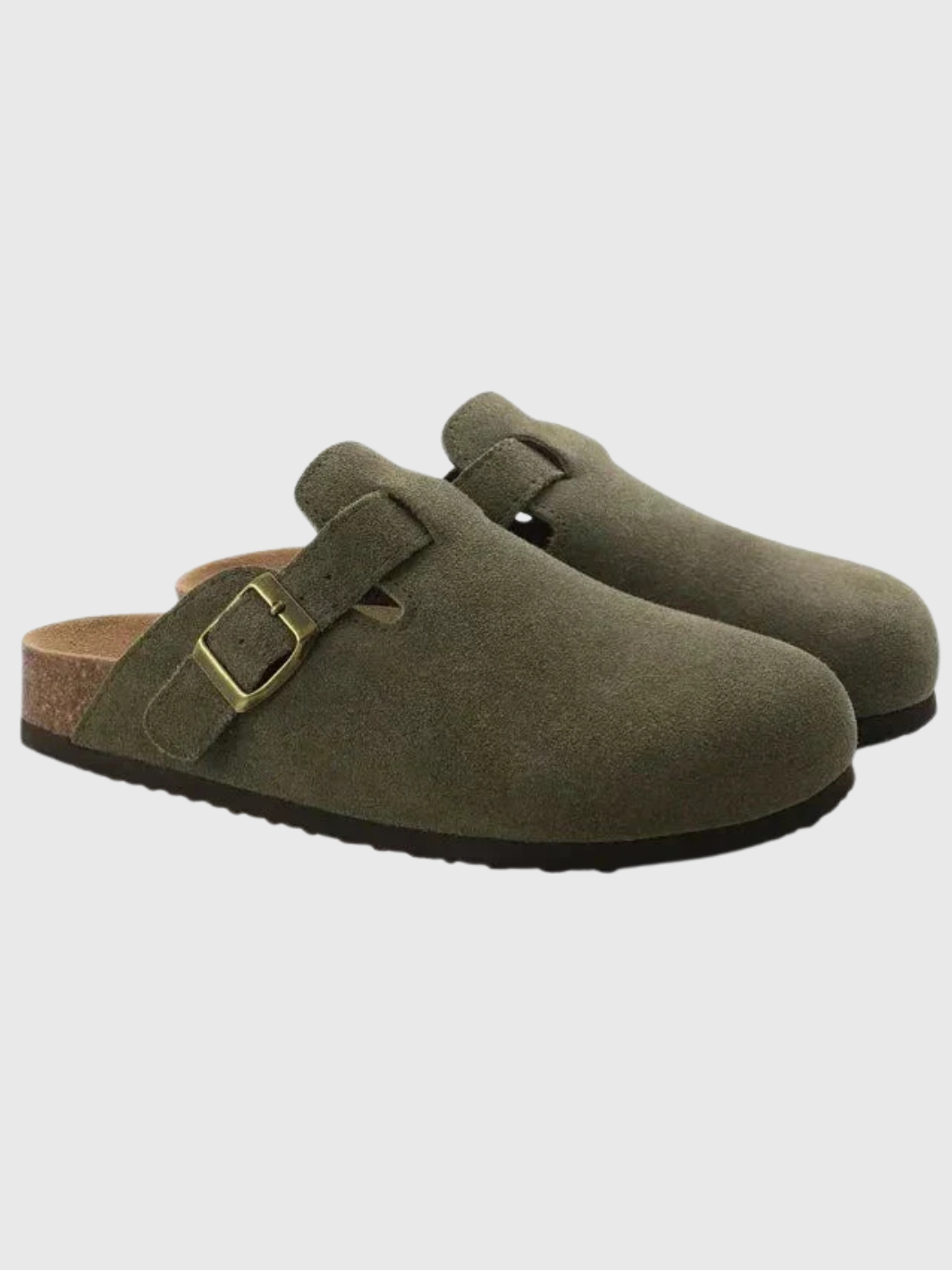 HELVIA - Sabots en daim Mauritz - Confort & Style Rustique