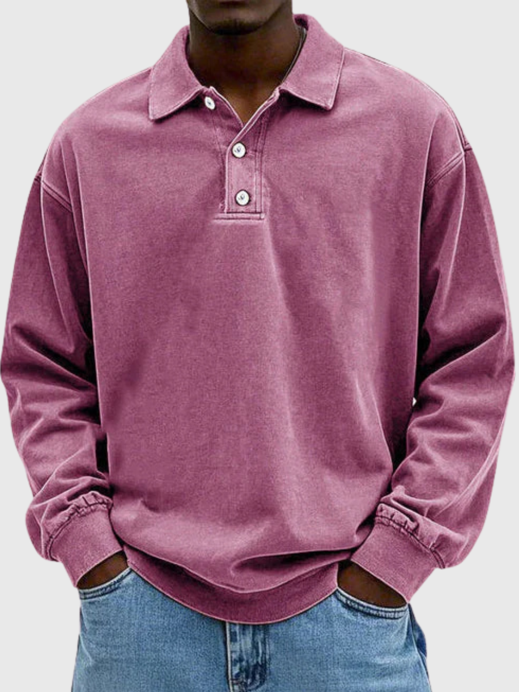 HELVIA - PULL-OVER POLO DÉCONTRACTÉ