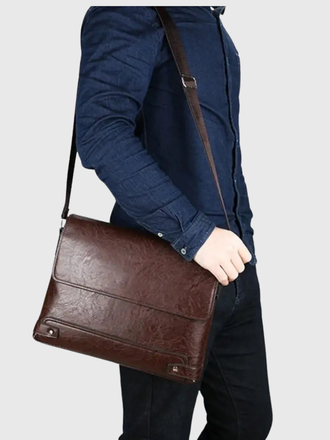 HELVIA - Sac à Bandoulière en Cuir Tout-en-Un Jackson™